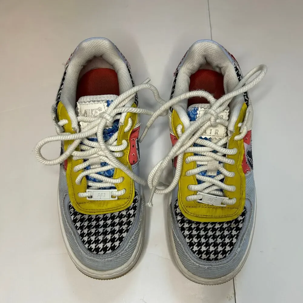 Nike Air Force 1 Shadow Patchwork Sail Blue Sneakers 5